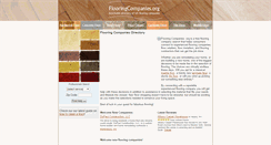 Desktop Screenshot of flooringcompanies.org