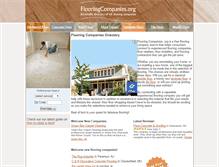 Tablet Screenshot of flooringcompanies.org